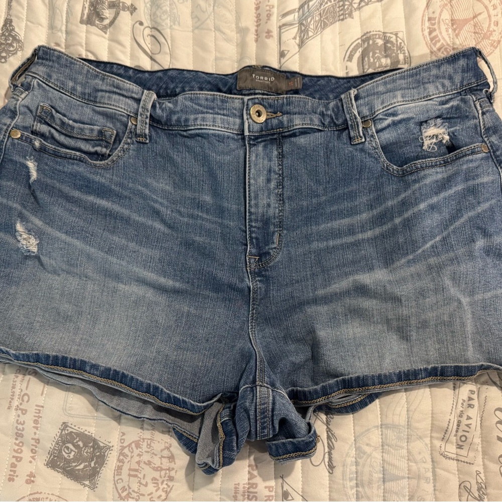 Torrid Classic Blue Denim Shorts